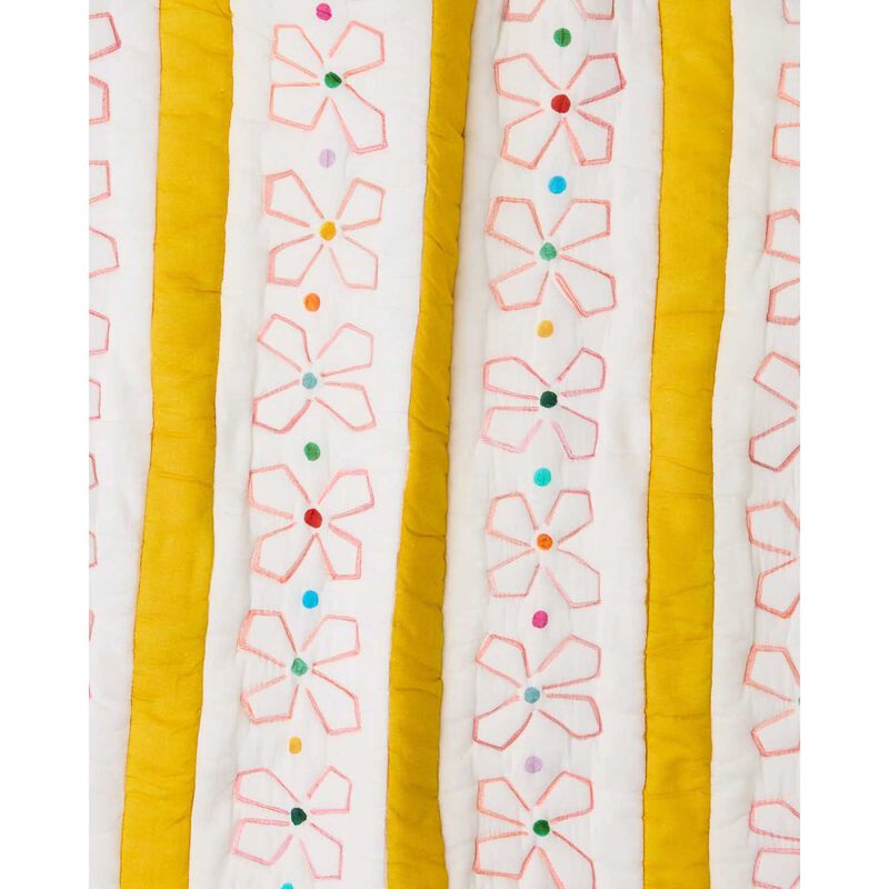 Kip&Co X Anna Spiro Daisy Chain Organic Cotton Quilted Pc 2P Std Set image number 2